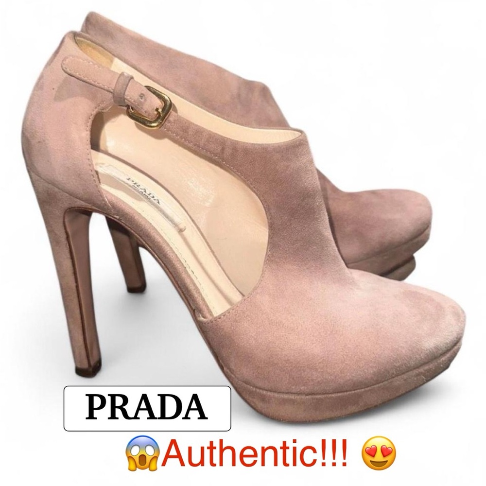 AUTHENTIC PRADA High Heels Ankle Boots